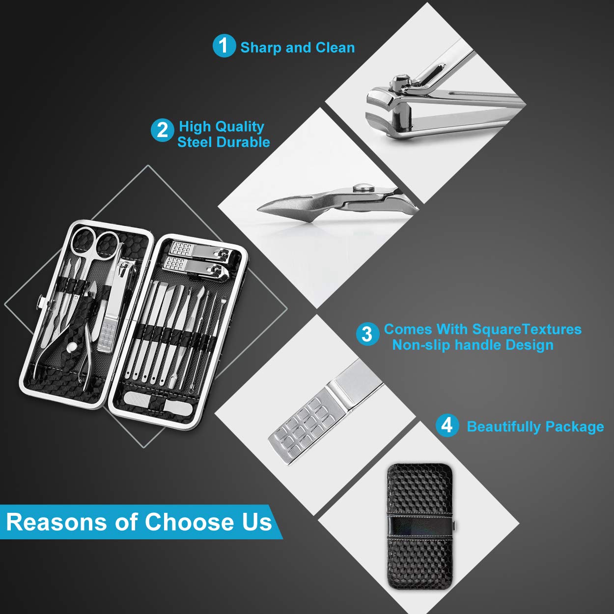 Precision Nail Clippers Set